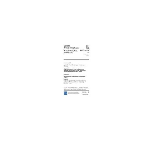 IEC 60335-2-54 Amd.2 Ed. 3.0 b:2007