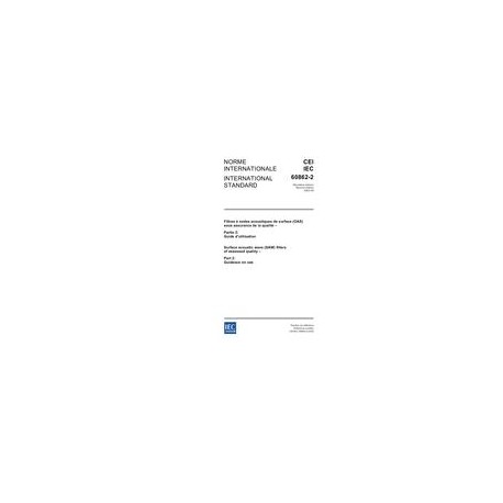 IEC 60862-2 Ed. 2.0 b:2002