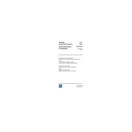 IEC 60749-4 Ed. 1.0 b:2002