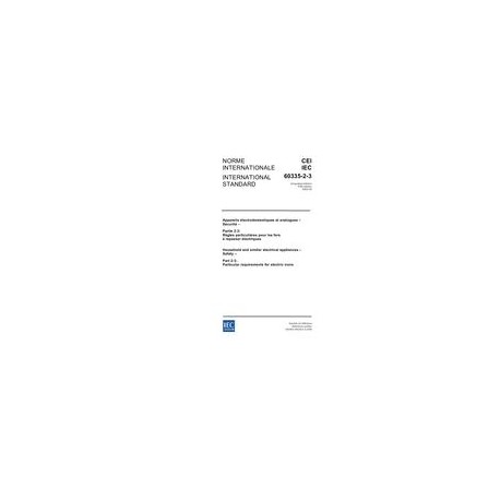 IEC 60335-2-3 Ed. 5.0 b:2002