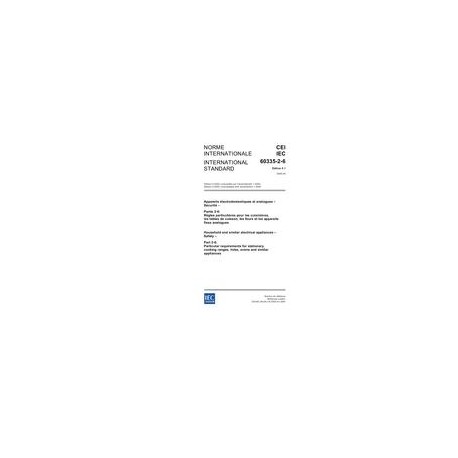 IEC 60335-2-6 Ed. 5.1 b:2005