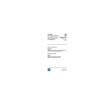 IEC 60068-2-47 Ed. 3.0 b:2005