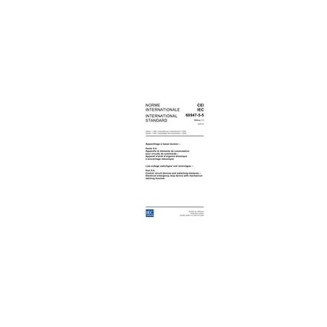 IEC 60947-5-5 Ed. 1.1 b:2005