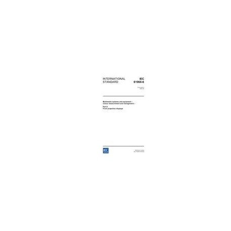 IEC 61966-6 Ed. 1.0 en:2005