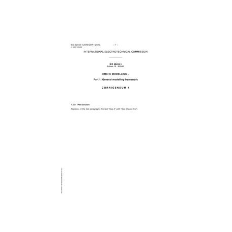 IEC 62433-1 Cor.1 Ed. 1.0 en:2019