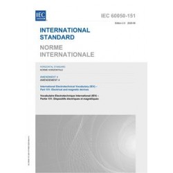 IEC 60050-151 Amd.4 Ed. 2.0 b:2020
