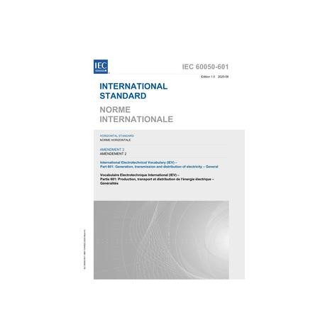 IEC 60050-601 Amd.2 Ed. 1.0 b:2020