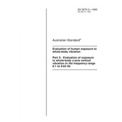 AS 2670.3-1990 [ Superseded ]