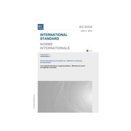 IEC 60436 Amd.1 Ed. 4.0 b:2020