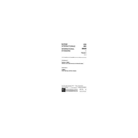 IEC 60640 Amd.1 Ed. 1.0 b:1984