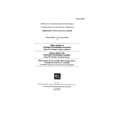 IEC 60050-881 Ed. 1.0 t:1983