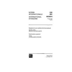IEC 60268-6 Ed. 1.0 b:1971