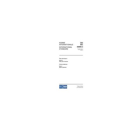 IEC 60086-3 Ed. 2.0 b:2004