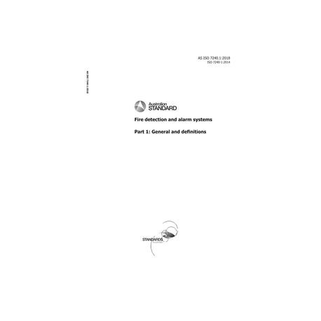 AS ISO 7240.1:2018