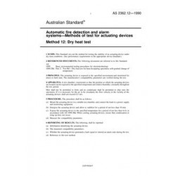 AS 2362.12-1990 [ Superseded ]