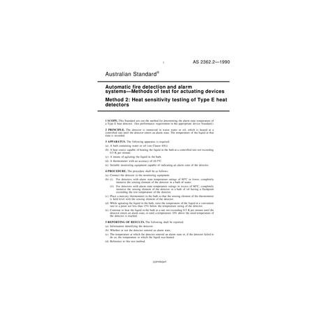 AS 2362.2-1990 [ Superseded ]