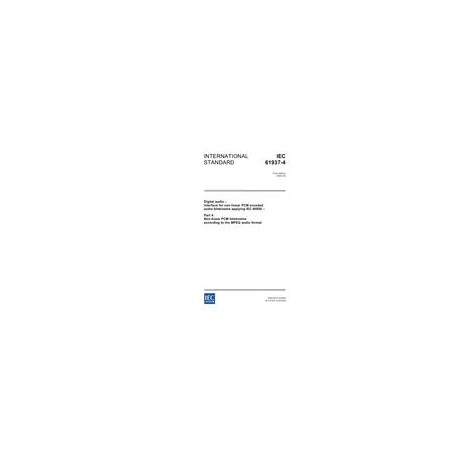 IEC 61937-4 Ed. 1.0 en:2003