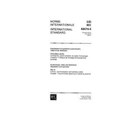 IEC 60574-5 Ed. 1.0 b:1980