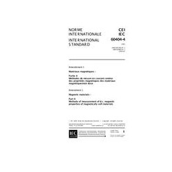 IEC 60404-4 Amd.1 Ed. 2.0 b:2000