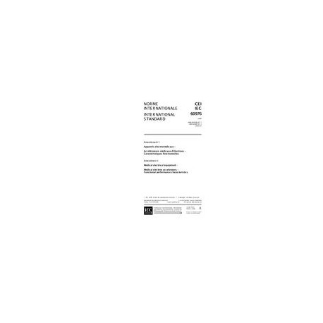 IEC 60976 Amd.1 Ed. 1.0 b:2000