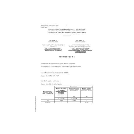 IEC 60384-11 Cor.1 Ed. 4.0 b:2020