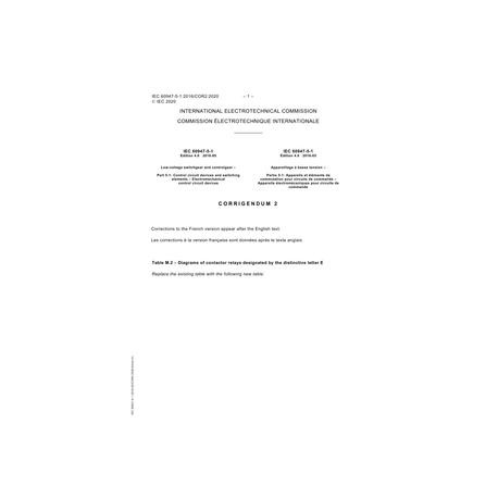 IEC 60947-5-1 Cor.2 Ed. 4.0 b:2020