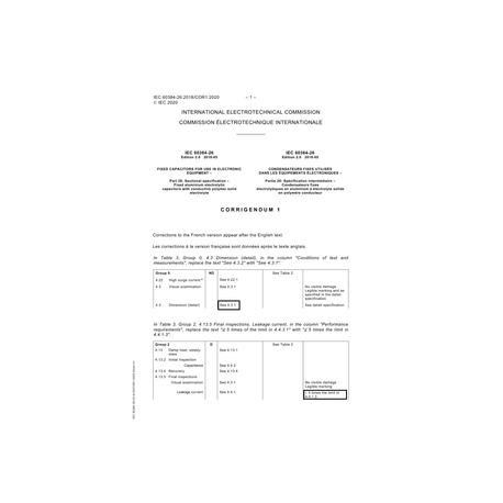 IEC 60384-26 Cor.1 Ed. 2.0 b:2020