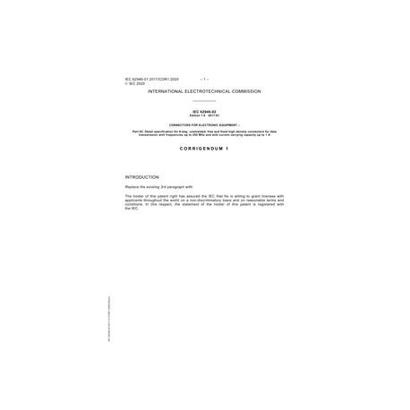 IEC 62946-02 Cor.1 Ed. 1.0 en:2020