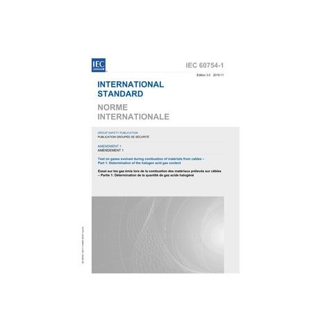 IEC 60754-1 Amd.1 Ed. 3.0 b:2019