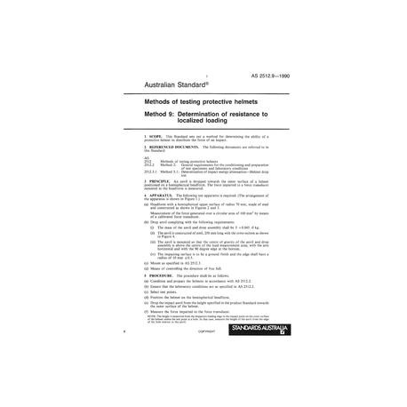 AS 2512.9-1990 [ Superseded ]