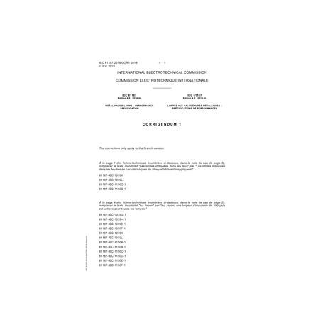 IEC 61167 Cor.1 Ed. 4.0 b:2019