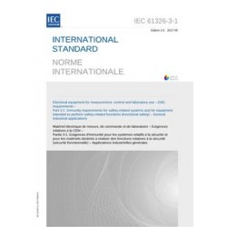 IEC 61326-3-1 Ed. 2.0 b:2017