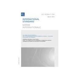 IEC 60364-7-704 Ed. 3.0 b:2018