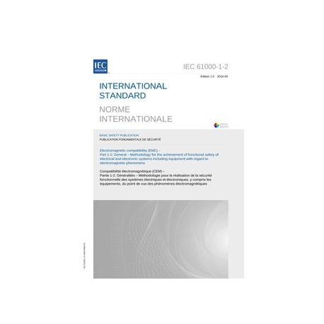 IEC 61000-1-2 Ed. 1.0 b:2016