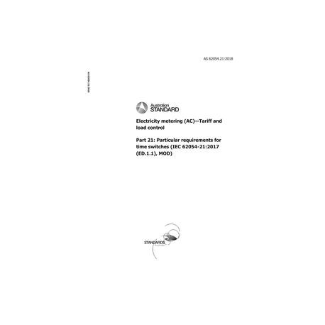 AS 62054.21:2018