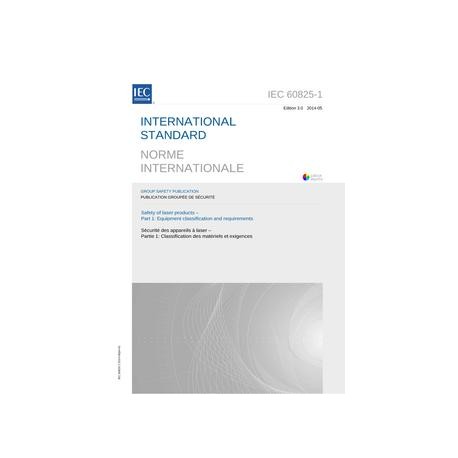 IEC 60825-1 Ed. 3.0 b:2014