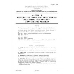 AS 2300.1.3-1988 [ Superseded ]