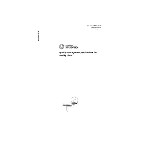 AS ISO 10005:2018