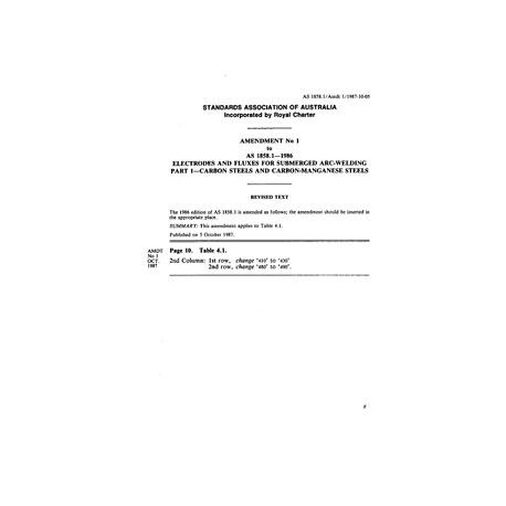 AS 1858.1-1986 AMDT 1