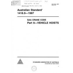 AS 1418.9-1987 [ Superseded ]