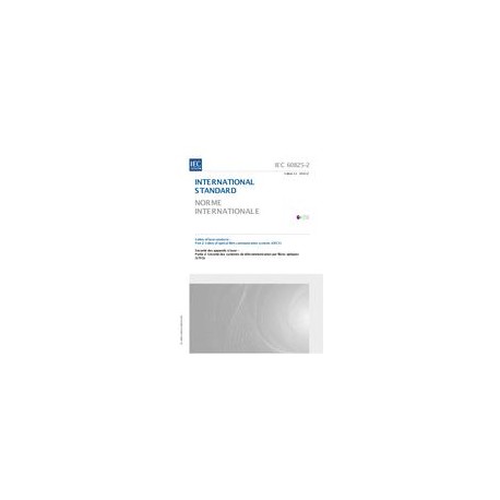 IEC 60825-2 Ed. 3.2 b:2010