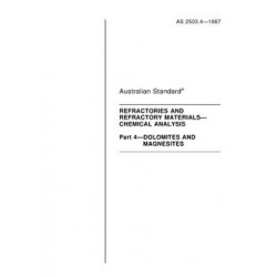 AS 2503.4-1987 [ Superseded ]