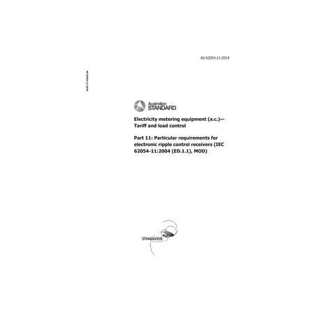 AS 62054.11:2018