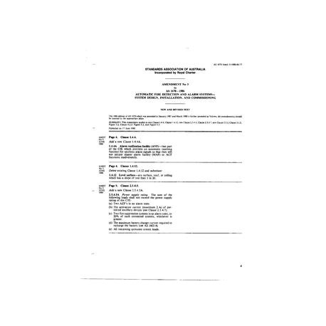 AS 1670-1986 AMDT 3 [ Superseded ]