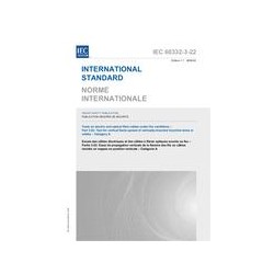IEC 60332-3-22 Ed. 1.1 b:2009