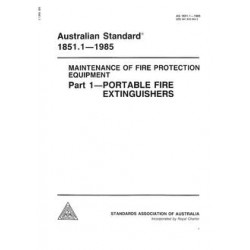 AS 1851.1-1985 [ Superseded ]