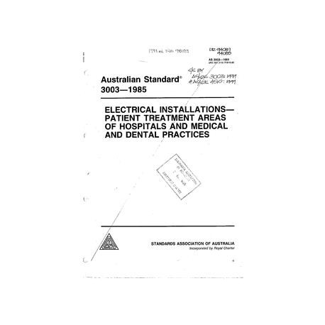 AS 3003-1985 [ Superseded ]