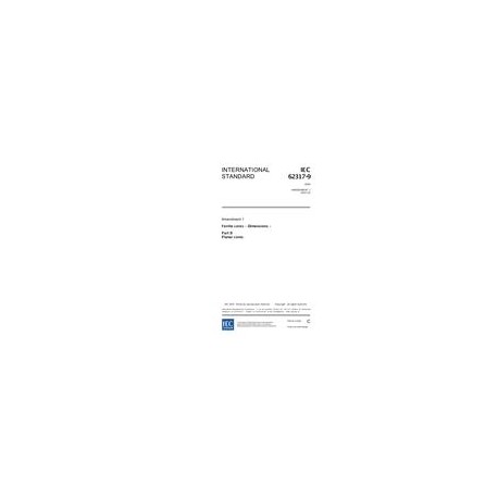 IEC 62317-9 Amd.1 Ed. 1.0 en:2007