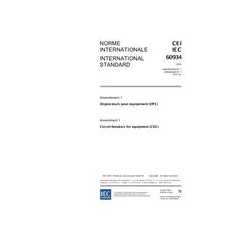 IEC 60934 Amd.1 Ed. 3.0 b:2007
