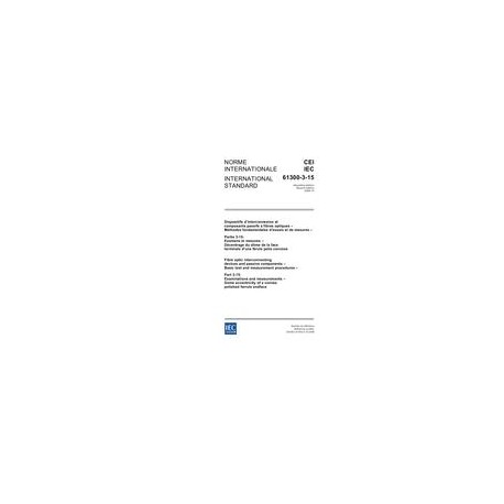 IEC 61300-3-15 Ed. 2.0 b:2006